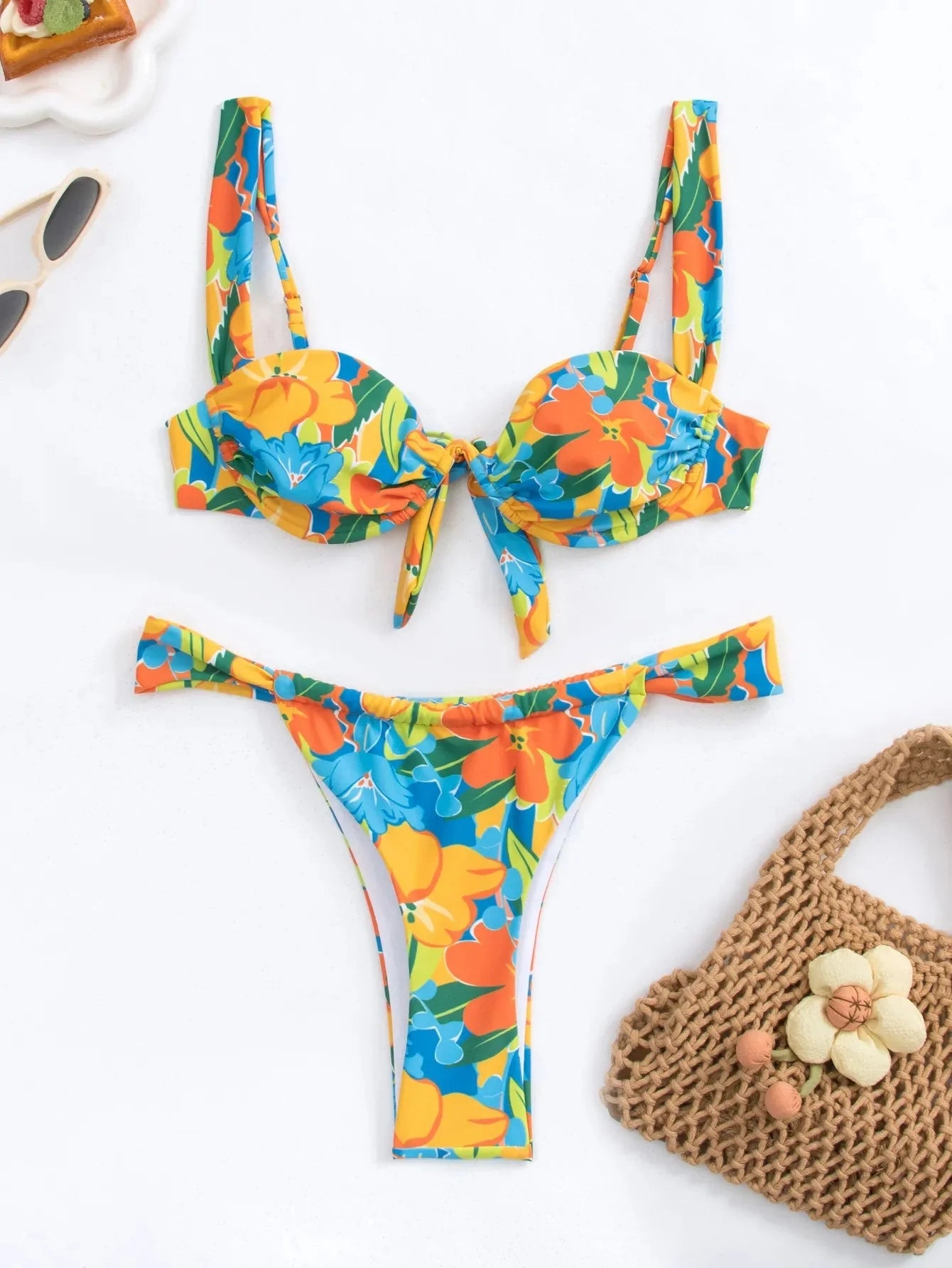 Tropical Bloom Bikini Set